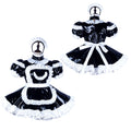 black heavy pvc dress G2245