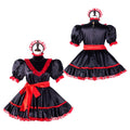 black satin dress G2246
