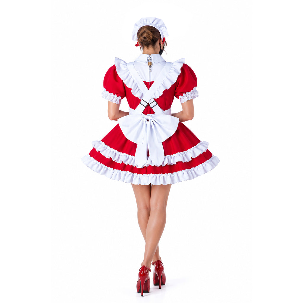 red cotton dress G2248