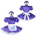 Purple satin dress G2264