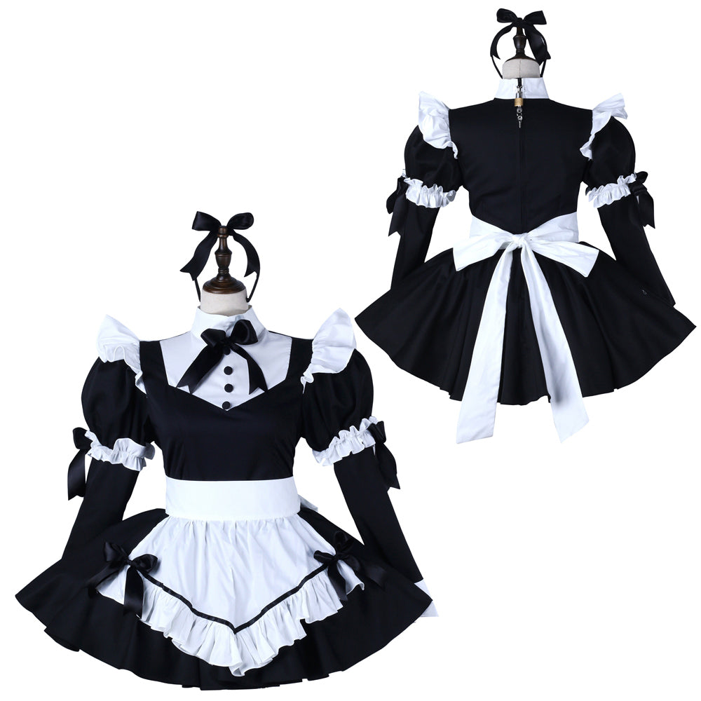 black cotton dress G2275
