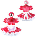 red satin dress G2281