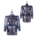 black clear pvc dress G2302