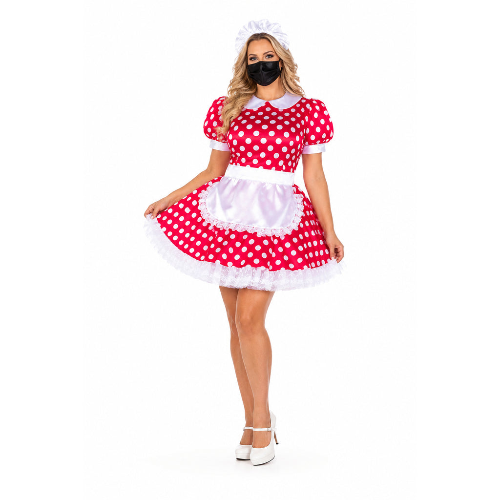 red satin dress G2306