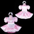 pink satin dress G2320