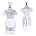 white clear pvc dress G2323