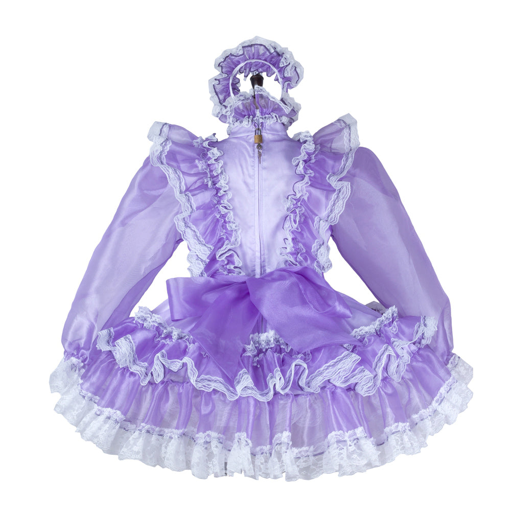 Lilac organza dress G2331