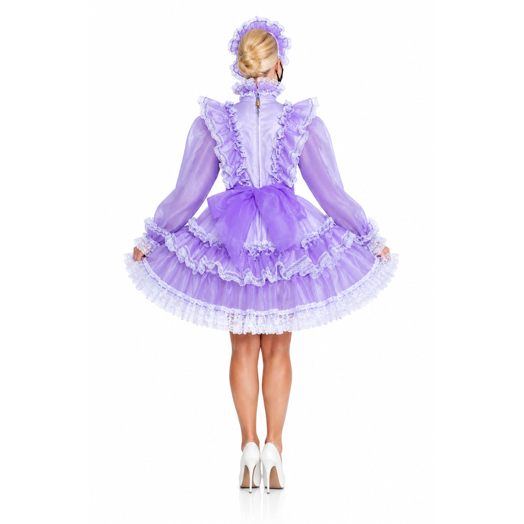 Lilac organza dress G2331
