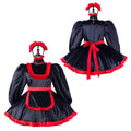 black satin dress G2333