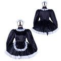 black satin dress G2336