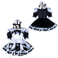 black satin dress G2350