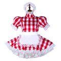 red cotton dress G2354