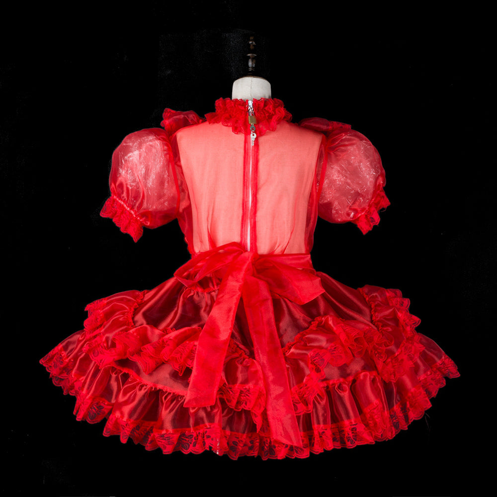 red organza dress G2362