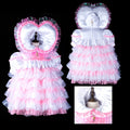 white satin organza dress G2391