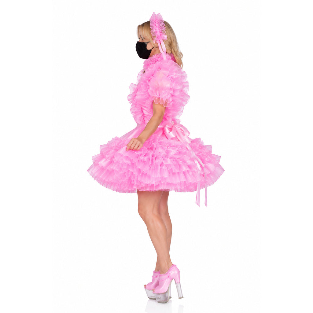 pink organza dress G2451