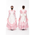 pink thin pvc dress G2454