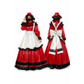 red thin pvc dress G2472
