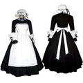 schwarzes Baumwollkleid G299
