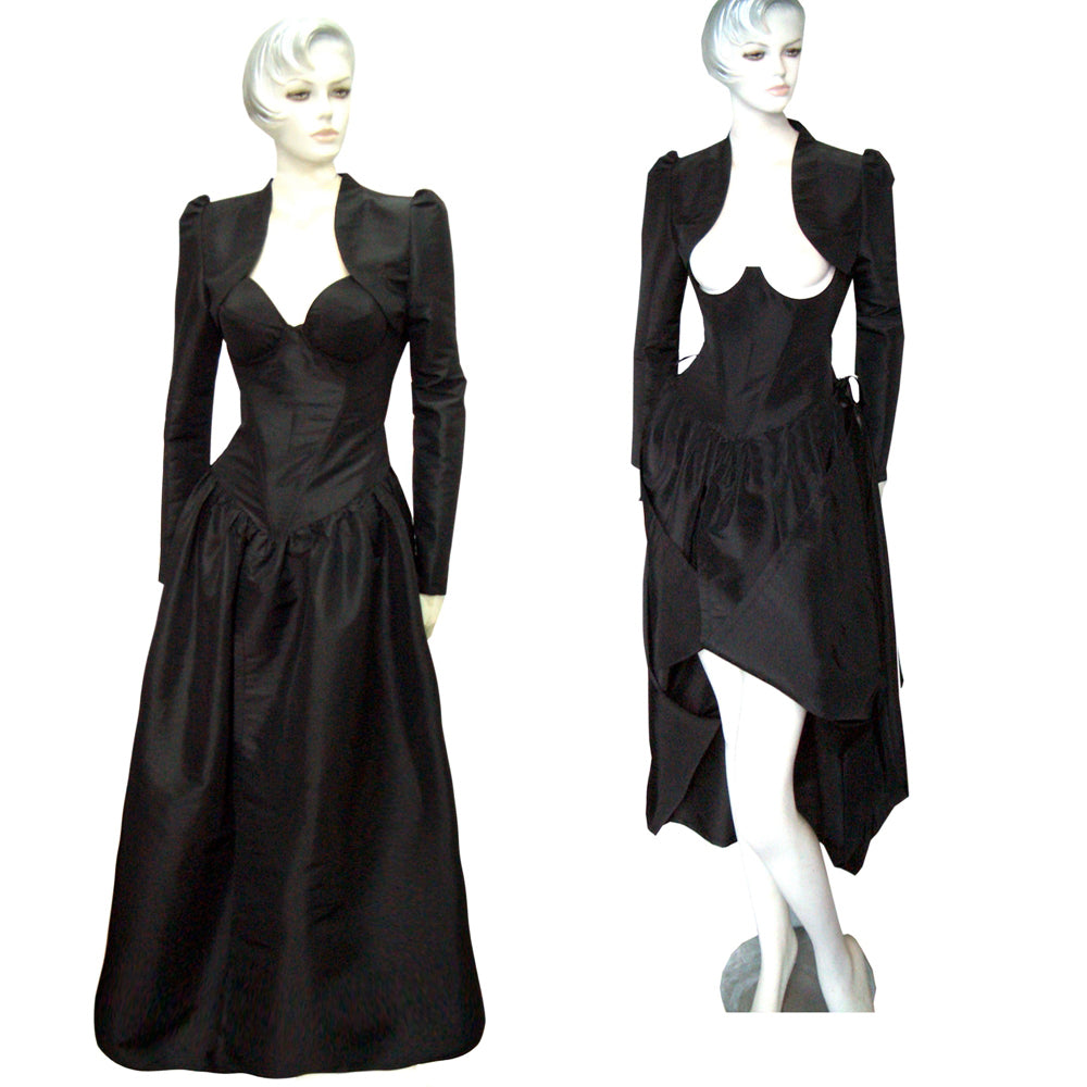 Black Gothic Corset Dress G311