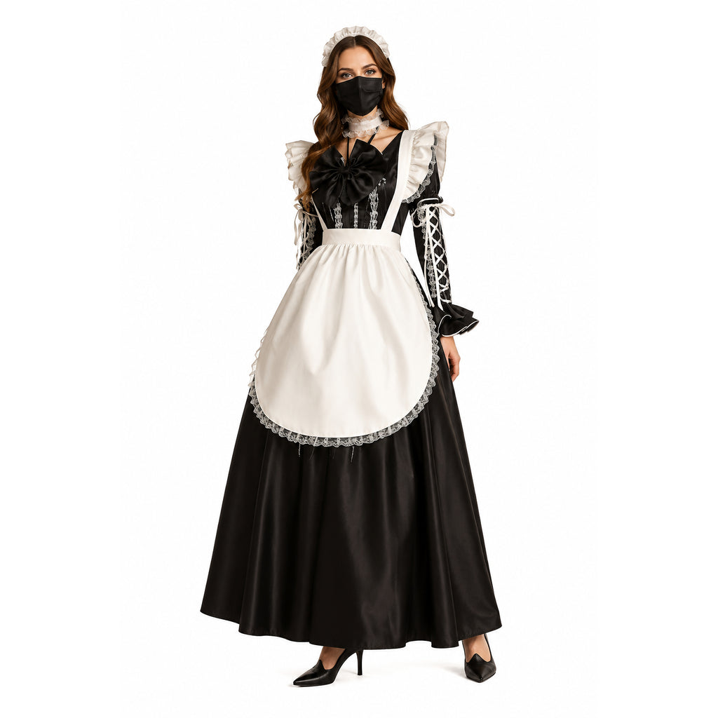 schwarzes, dünnes PVC-Kleid G314