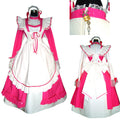 Heißrosa, enges PVC-Kleid G329