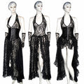 Black Gothic Lace Corset Dress G355