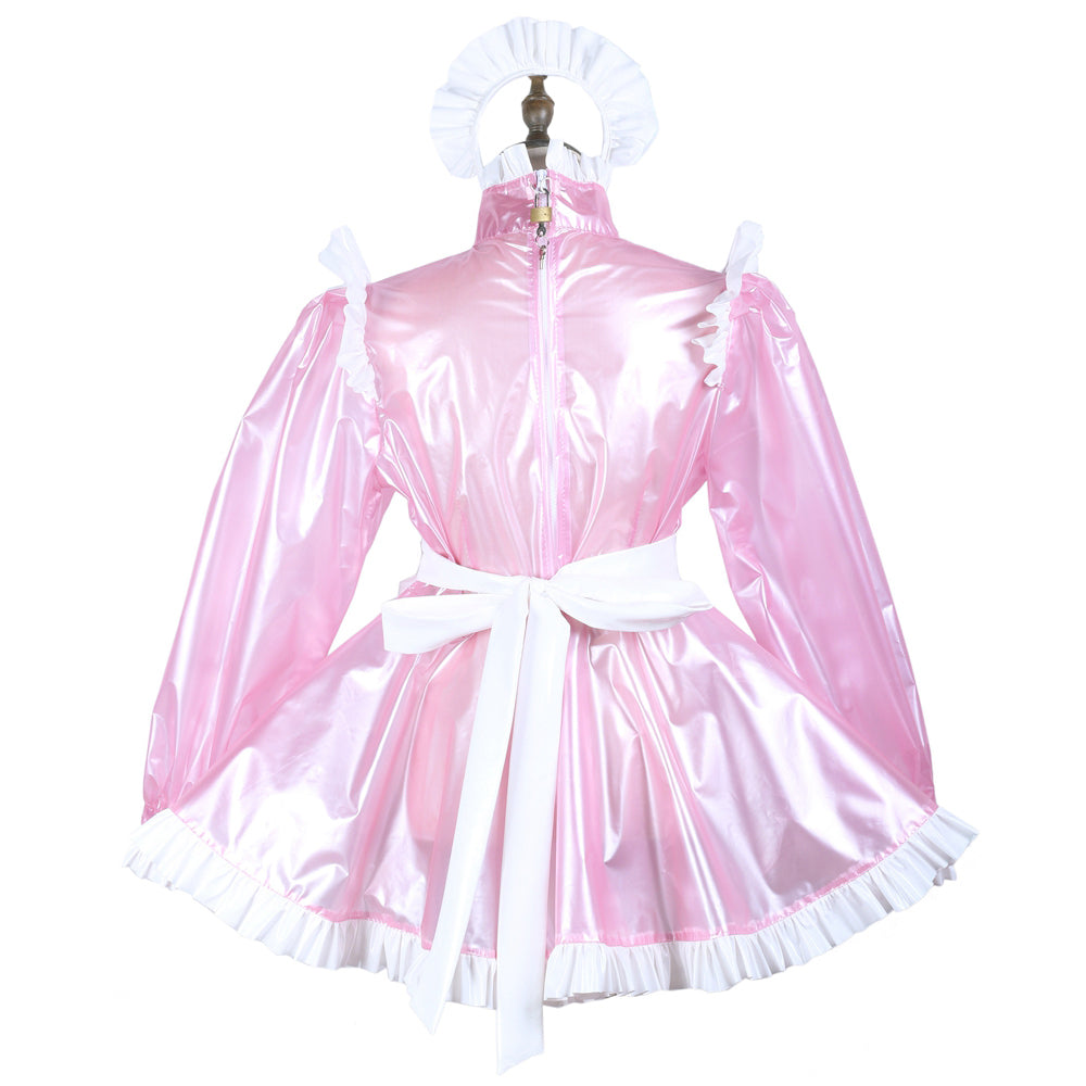 pink clear pvc g3717