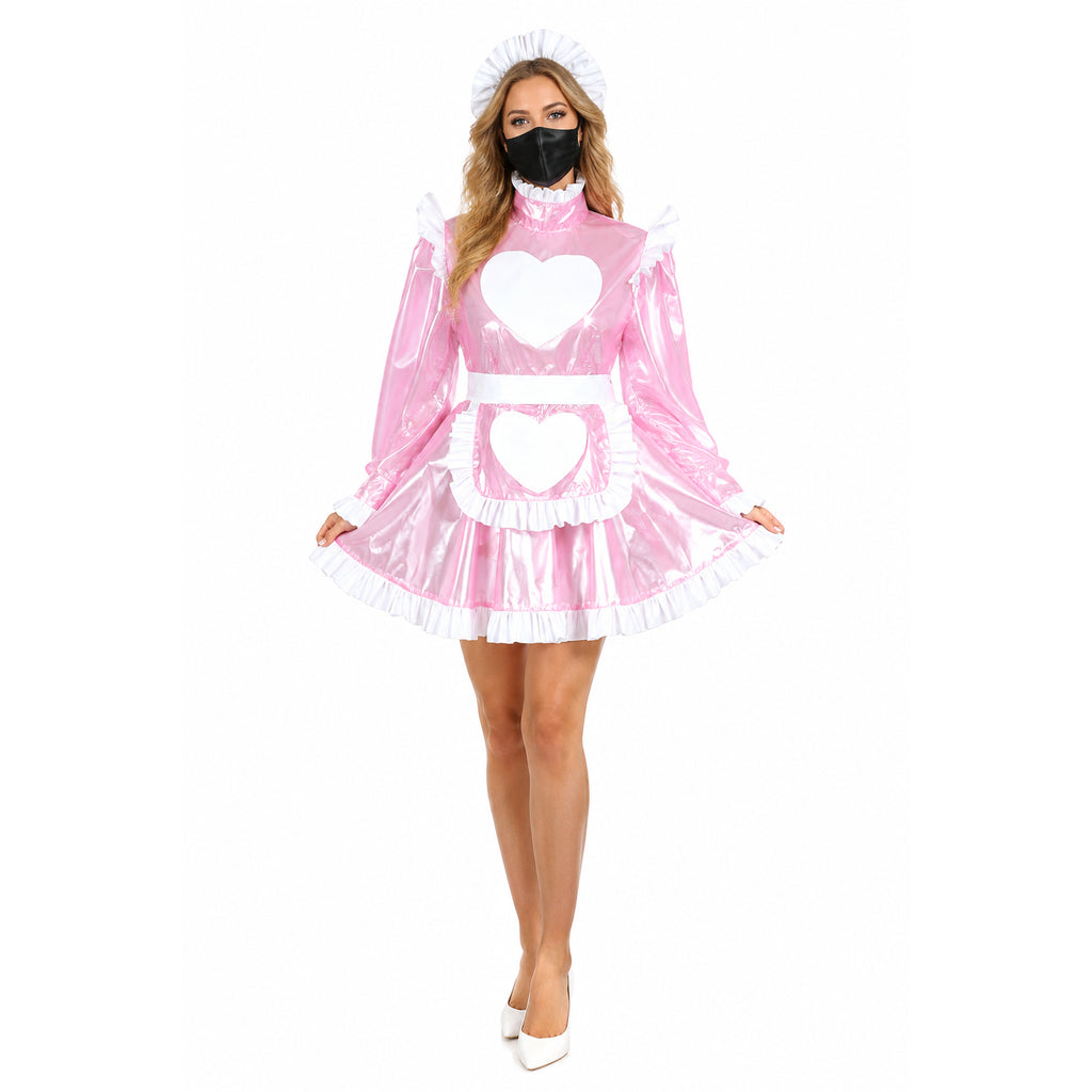 pink clear pvc g3717
