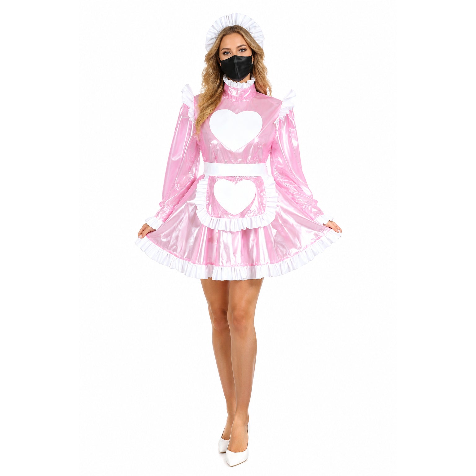 pink clear pvc g3717
