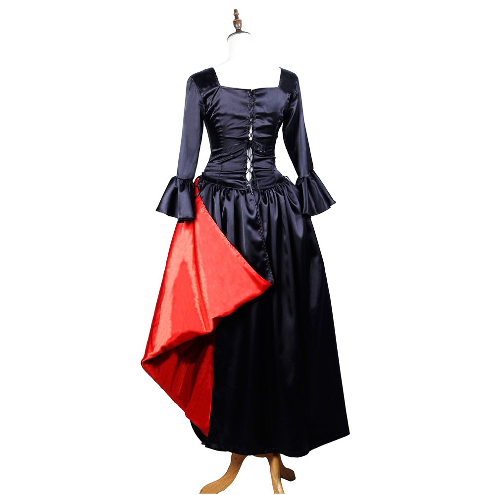 black satin dress G3718