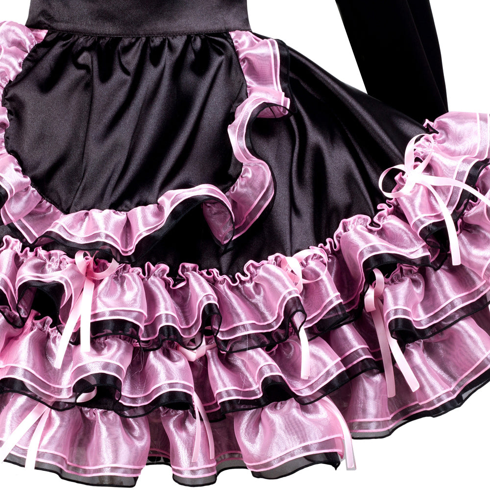 black satin dress G3729