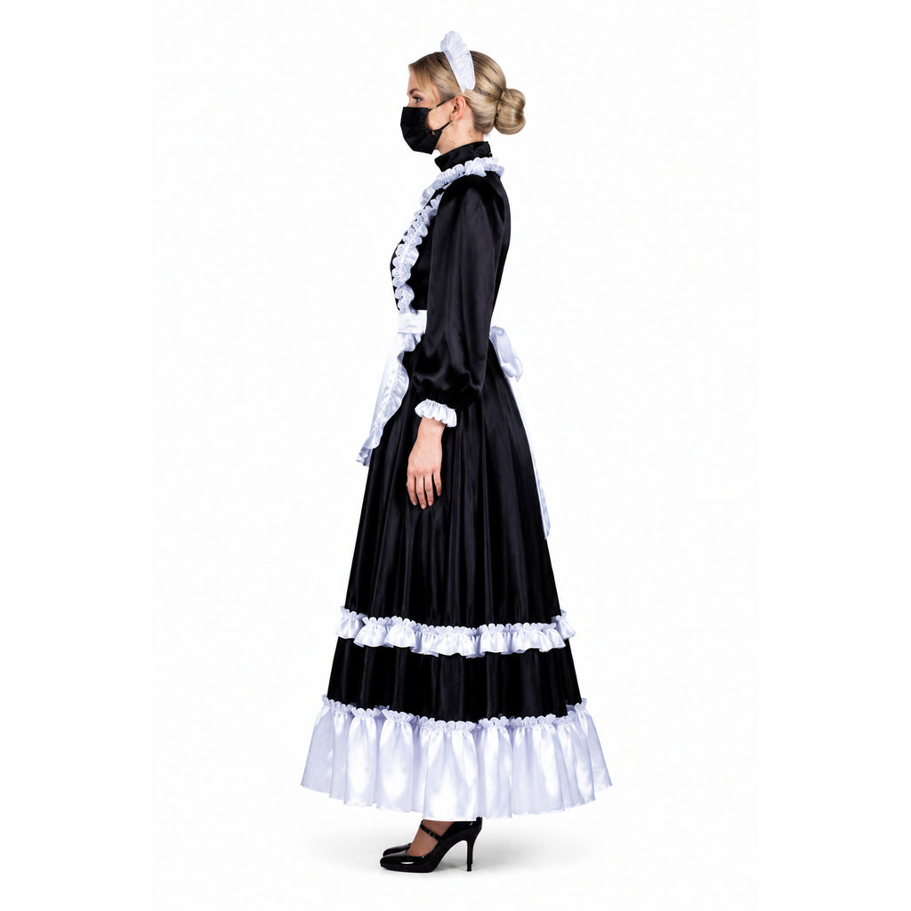 black satin dress G3733