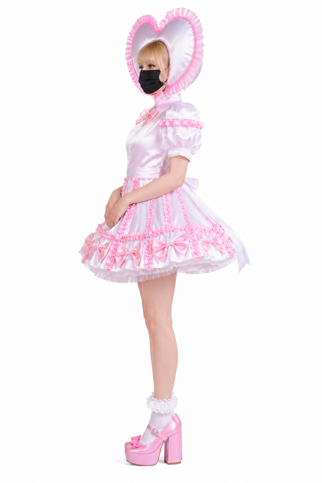 White Satin Romper G3759