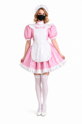 Baby Pink Thin PVC Dress G3774