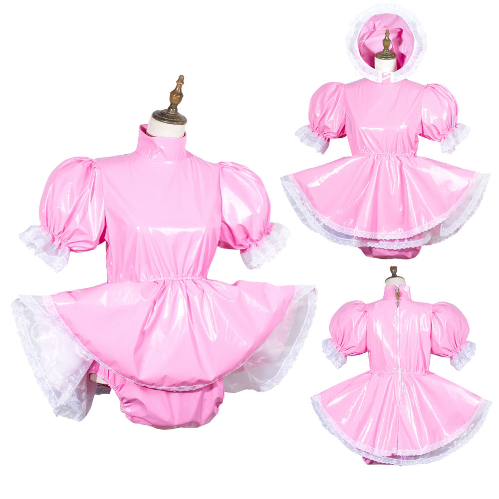 Combinaison Bébé Rose Clair en PVC Fin G3780