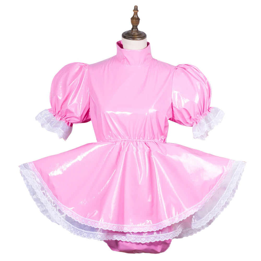 Combinaison Bébé Rose Clair en PVC Fin G3780