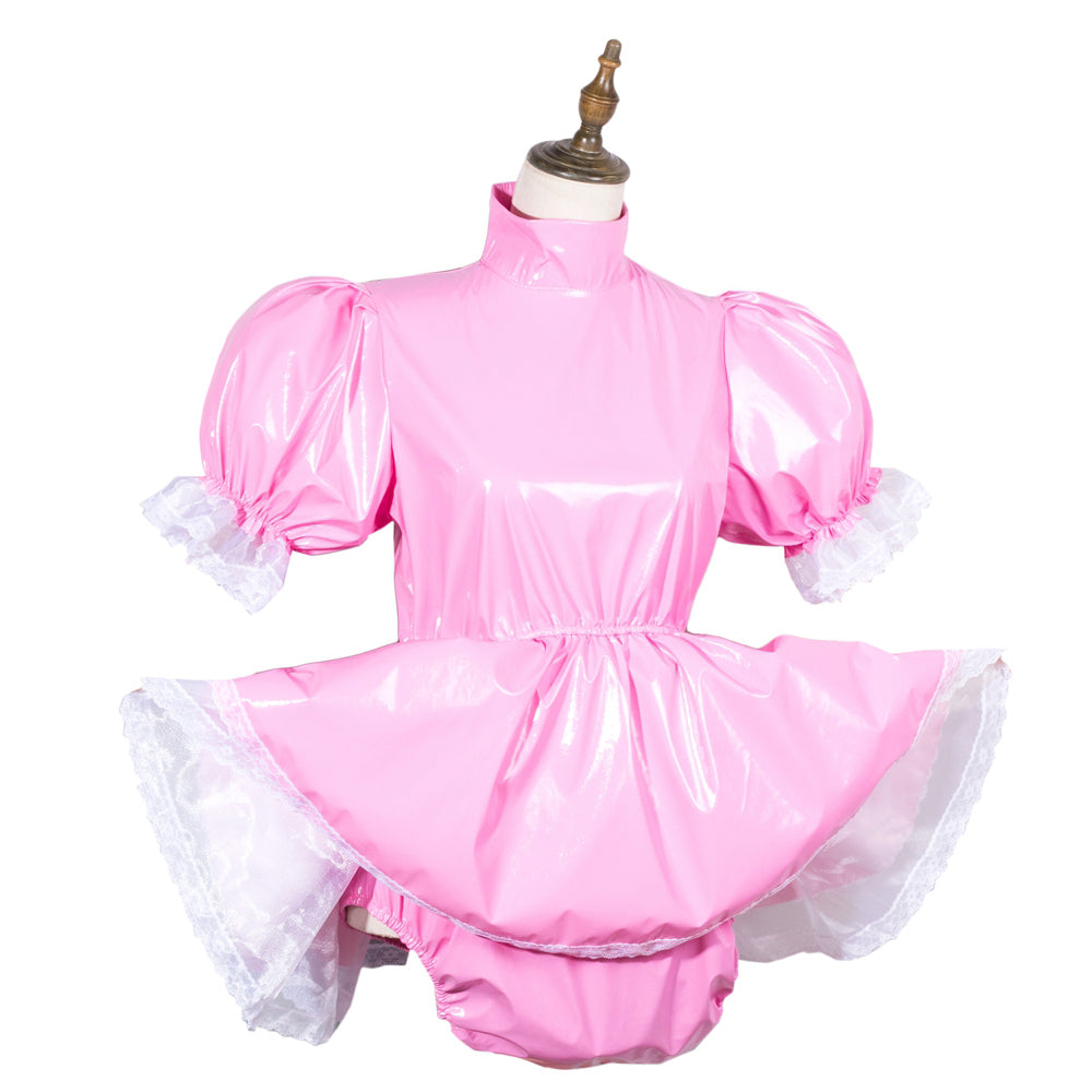 Combinaison Bébé Rose Clair en PVC Fin G3780