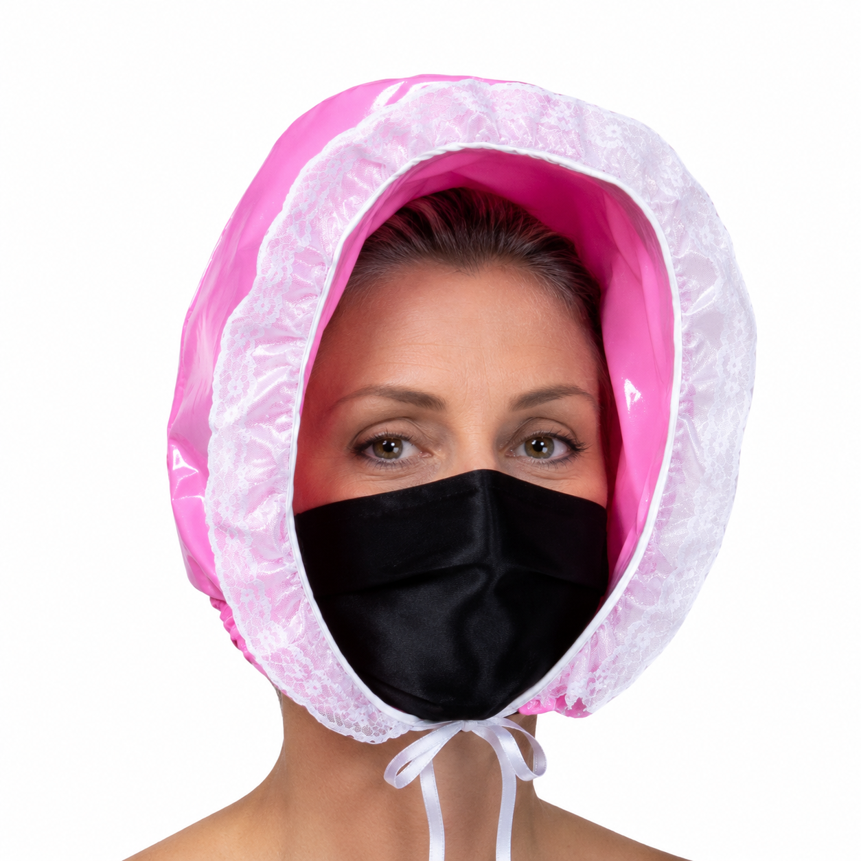 Baby Pink Thin PVC Hood G3782