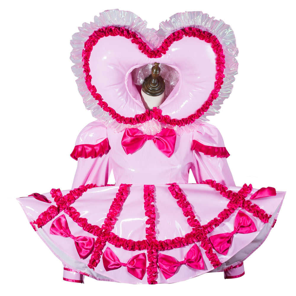 Barboteuse rose pâle en PVC fin G3791