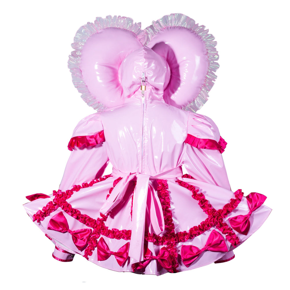 Barboteuse rose pâle en PVC fin G3791