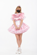 Baby Pink Satin Dress G3793