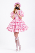 Baby Pink Satin Dress G3822