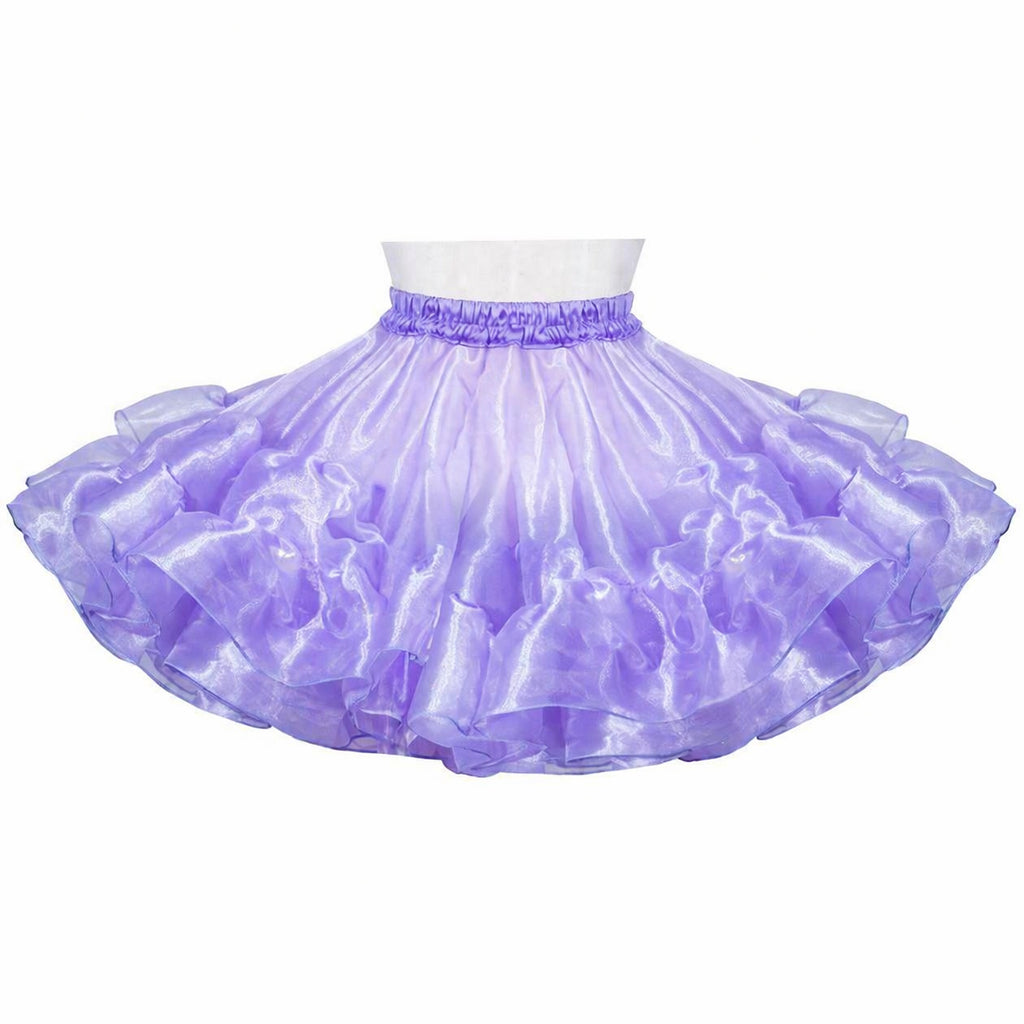 Purple Organza Petticoat G3832
