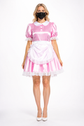 Baby Pink Satin Dress G3839
