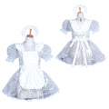 White Clear PVC Dress G3856