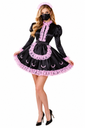 Black Satin Dress G3861