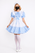 Baby Blue Cotton Dress G3886