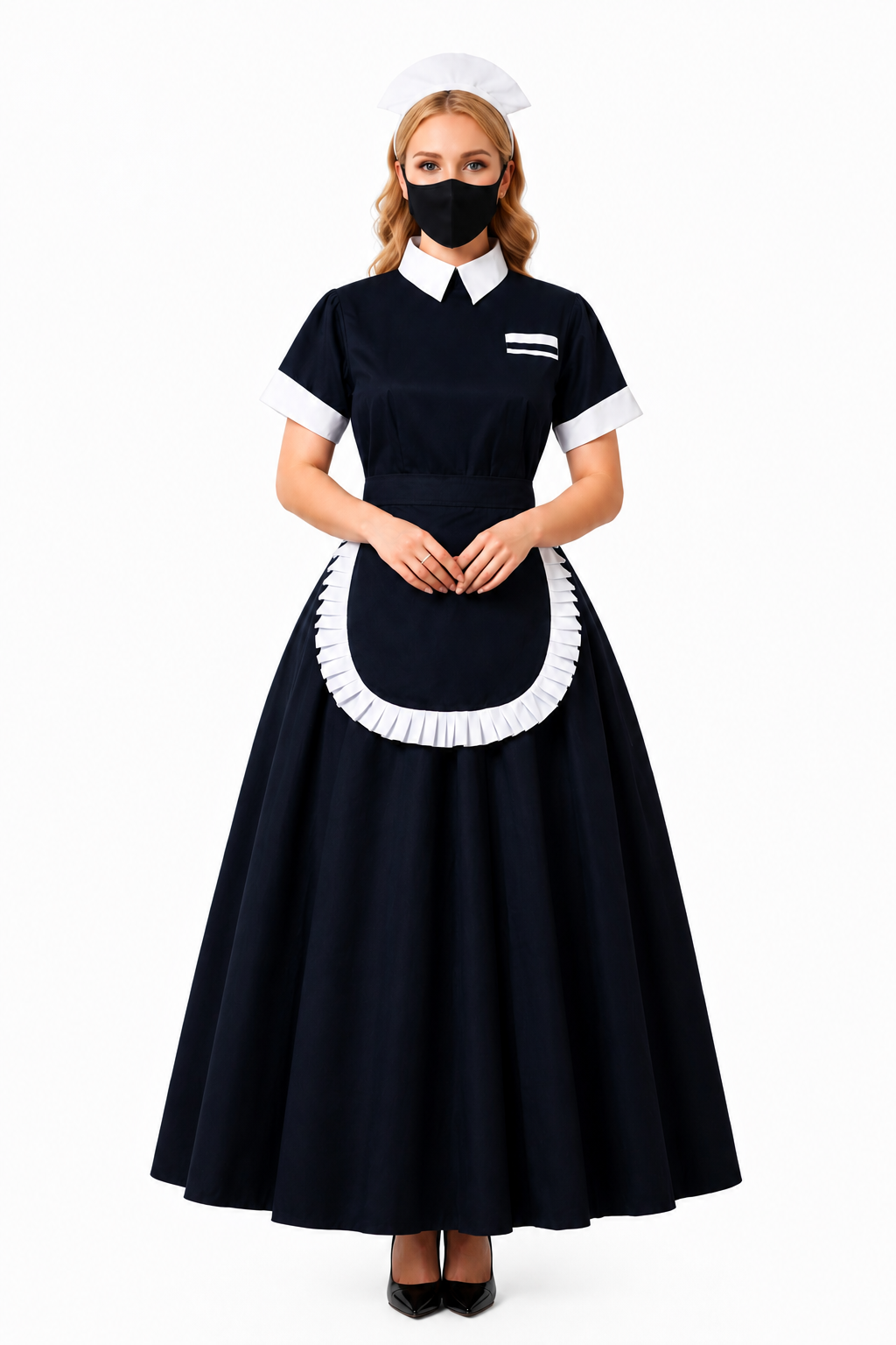 Black Cotton Dress G3894