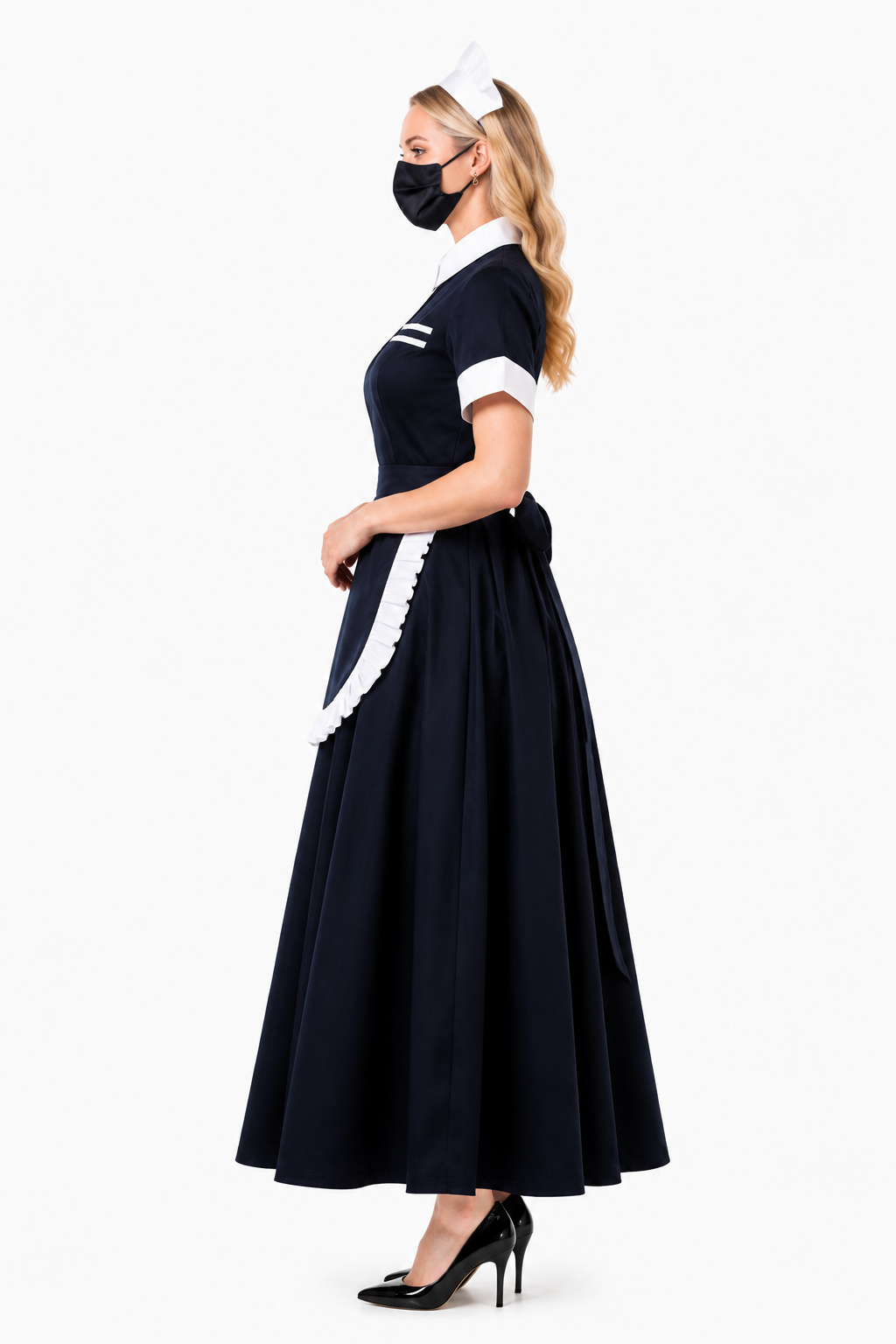 Black Cotton Dress G3894