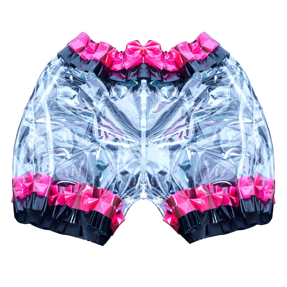 Weiße durchsichtige PVC-Bloomers G3897